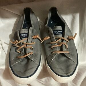 Sperry Gray and Tan Casual Loafers